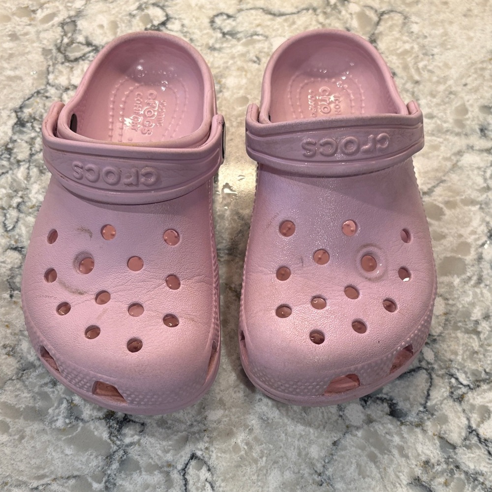 CROCS Kids Light Pink Water Shoes